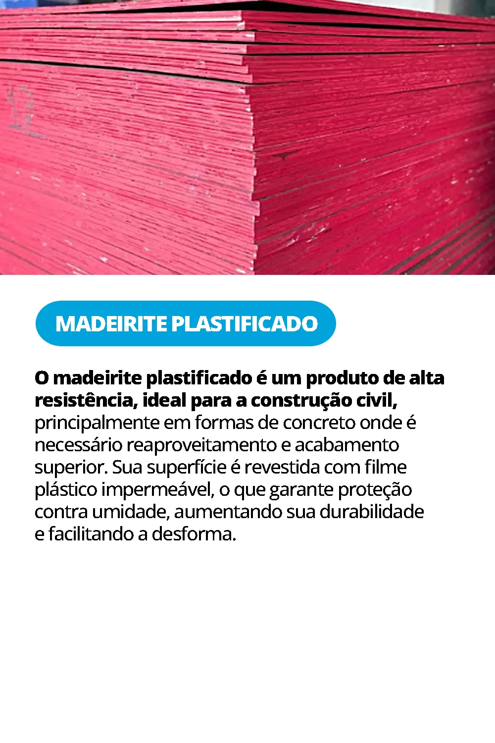 MADEIRITE PLASTIFICADO
