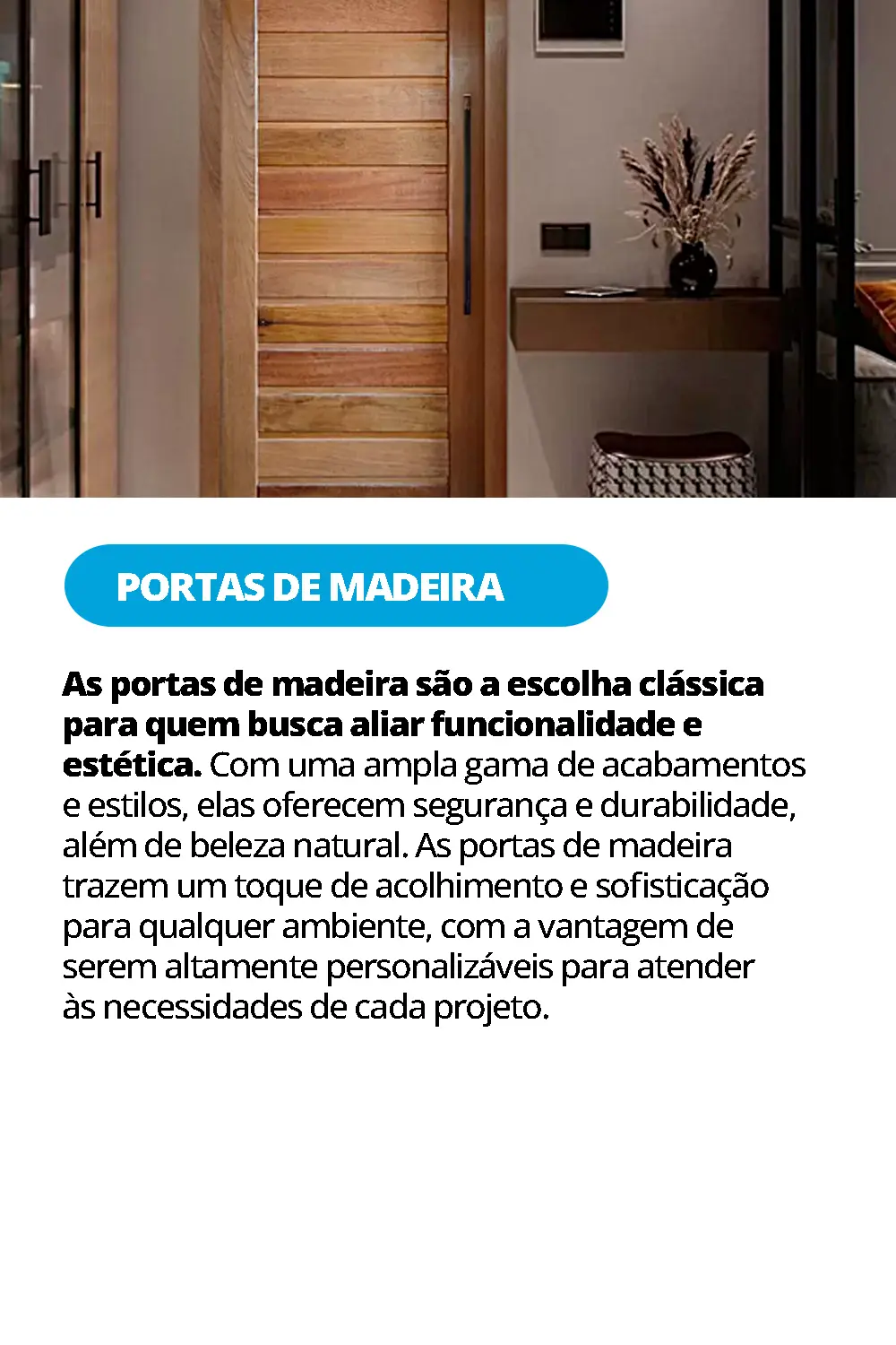 PORTAS DE MADEIRA
